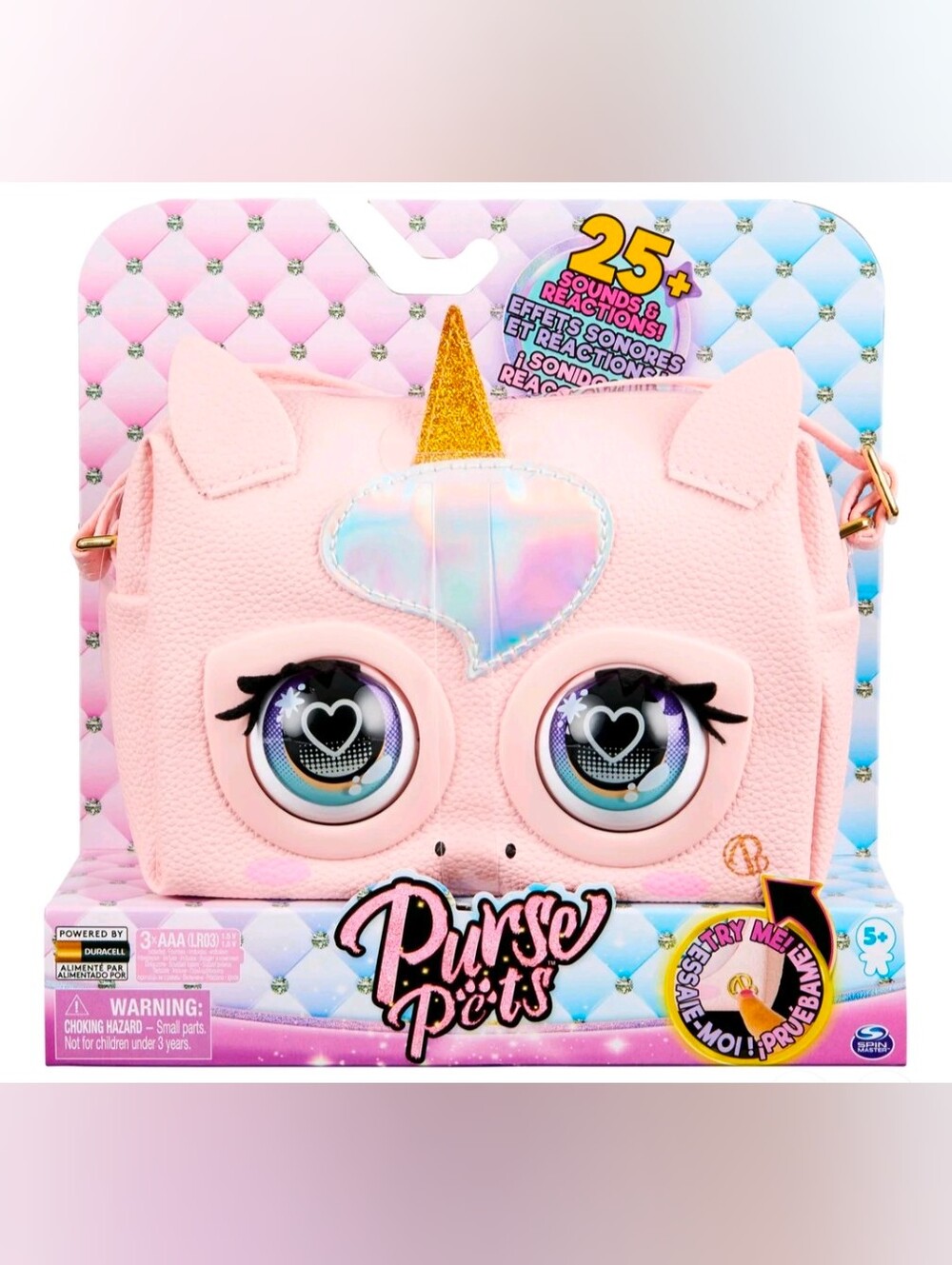 Purse Pet Unicorn Light-Up Pink Purse